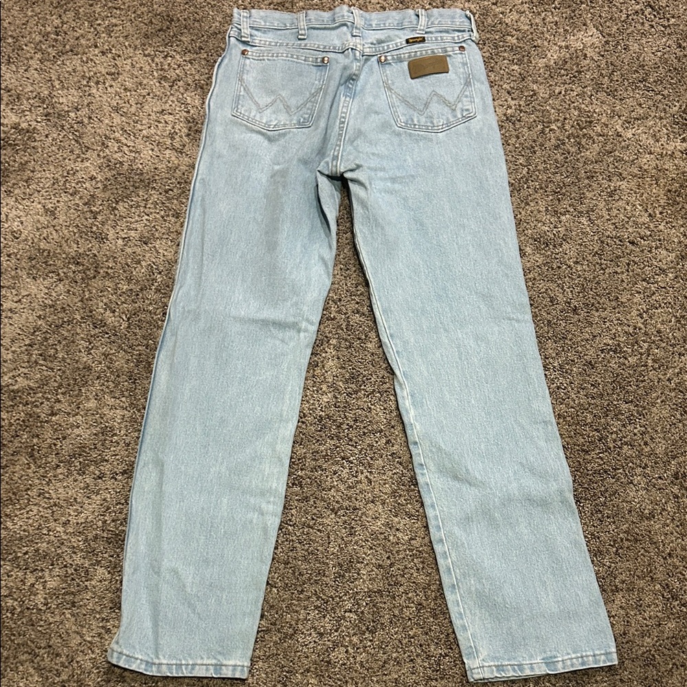 Wrangler Men's Cowboy cut bleach wash